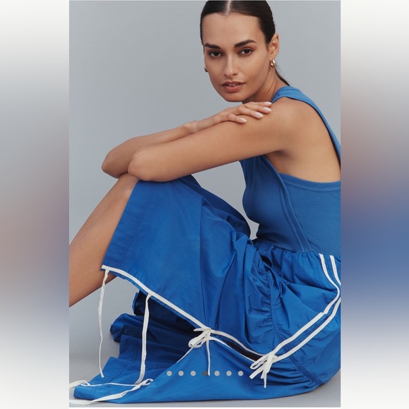 Anthropologie Daily Practice Bowline Sleeveless Midi Dress NEW - Picture 4 of 15